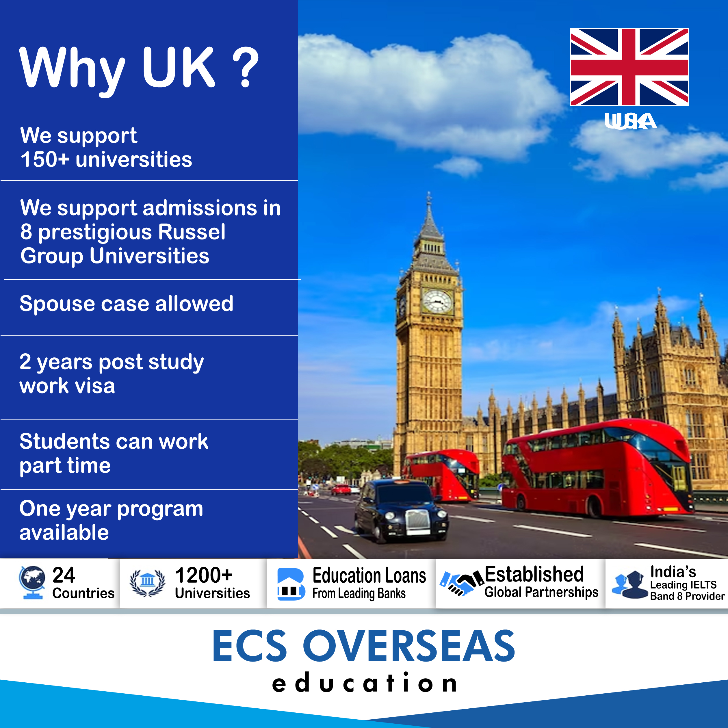 Overseas education consultants for UK